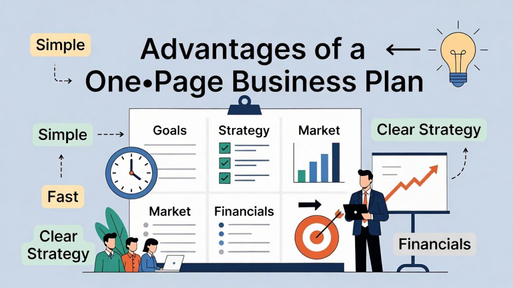 Advantages of a One‑Page Business Plan