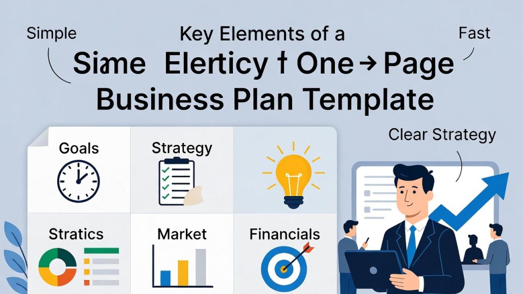 Key Elements of a One‑Page Business Plan Template