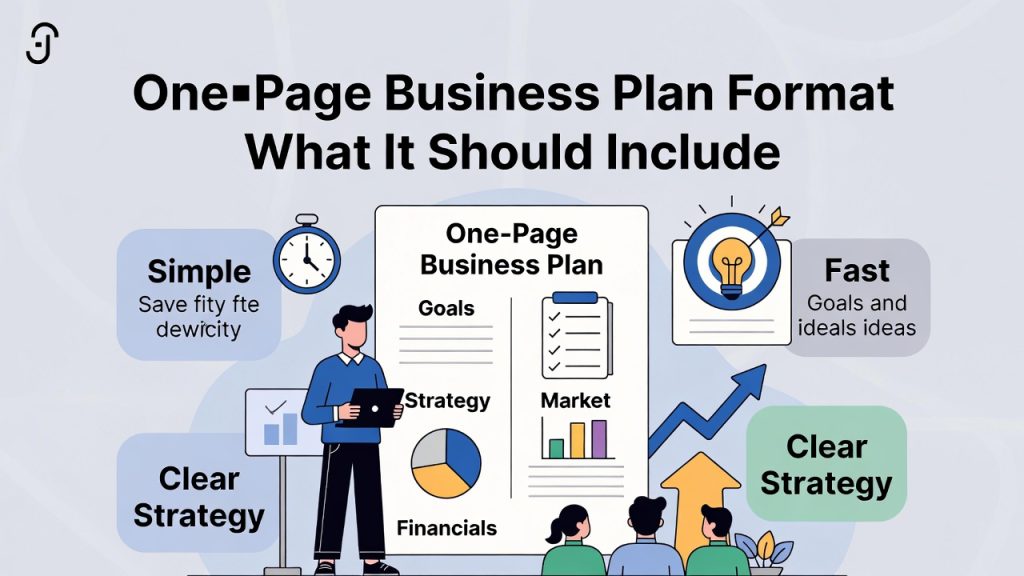 One‑Page Business Plan Format What It Should Include