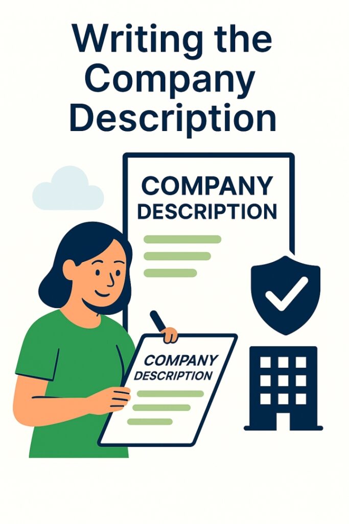Writing the Company Description