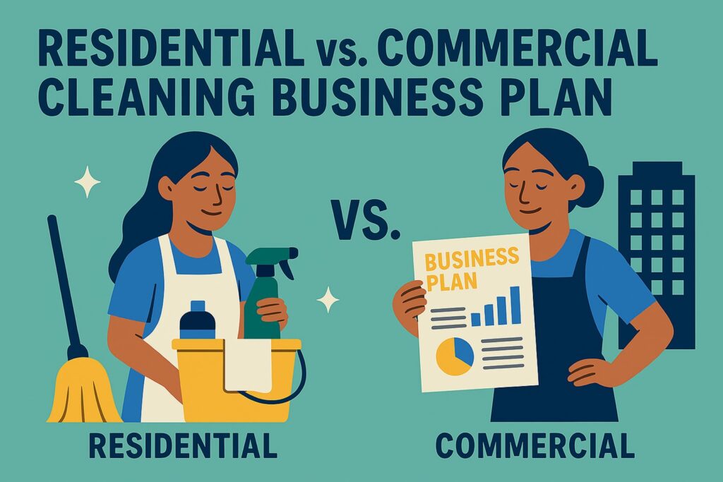 Residential vs. Commercial Cleaning Business Plan