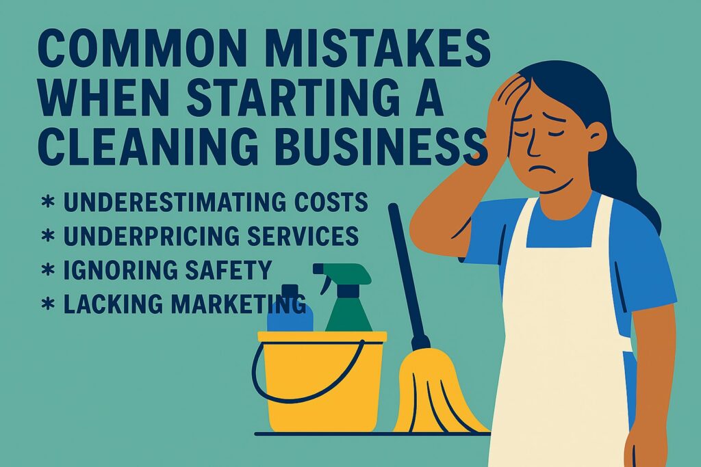 Common Mistakes When Starting a Cleaning Business