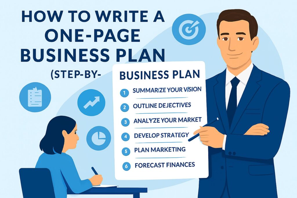 How to Write a One‑Page Business Plan (Step-by-Step)
