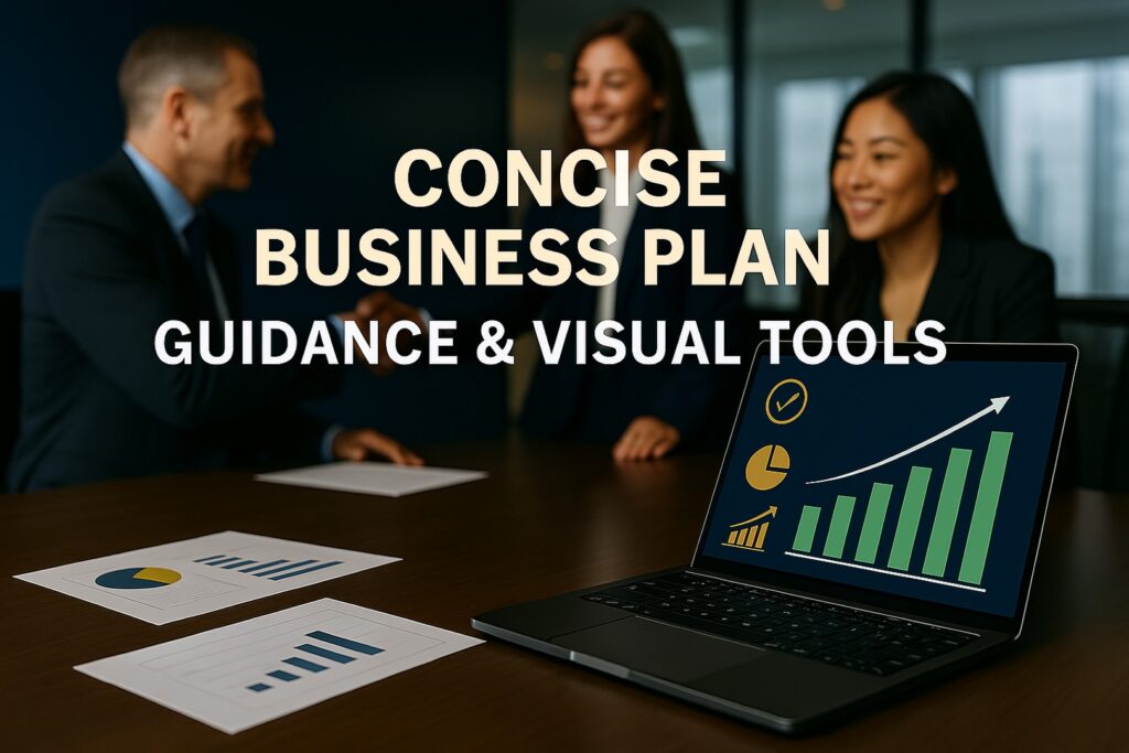 Concise Business Plan Guidance & Visual Tools