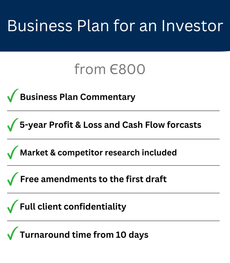 business plan for an investor